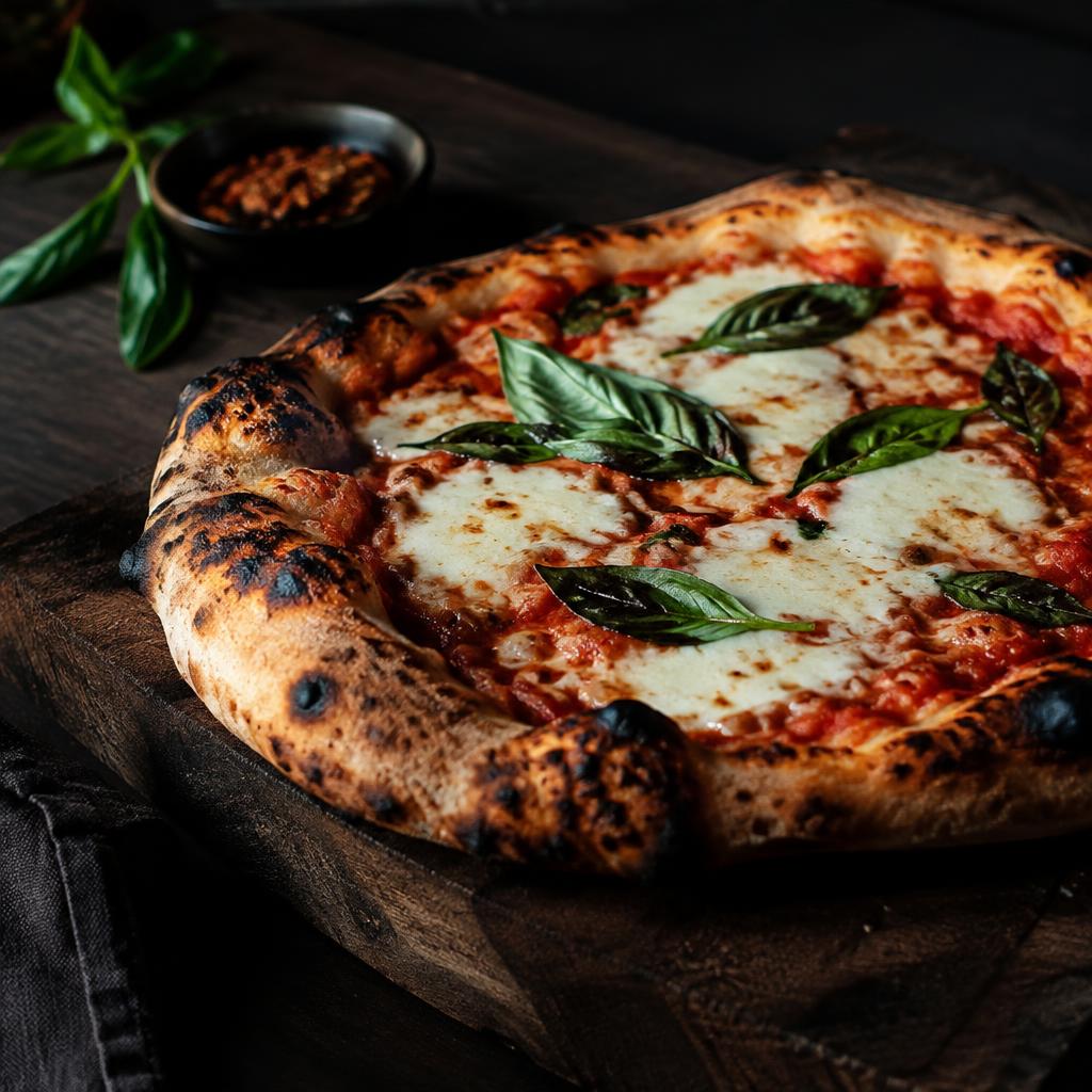 Wood-Fired Margherita Pizza